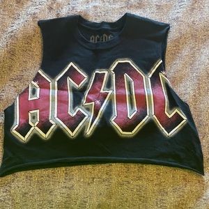 AC-DC crop top